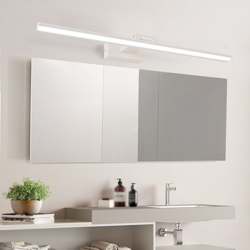 Simplicidad moderna Dicha de iluminación de tocador de tocador LED de baño.