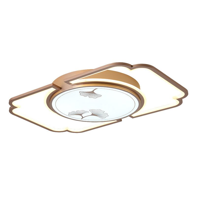 Luminaire de plafond encastré moderne en acrylique, luminaire LED pour salon
