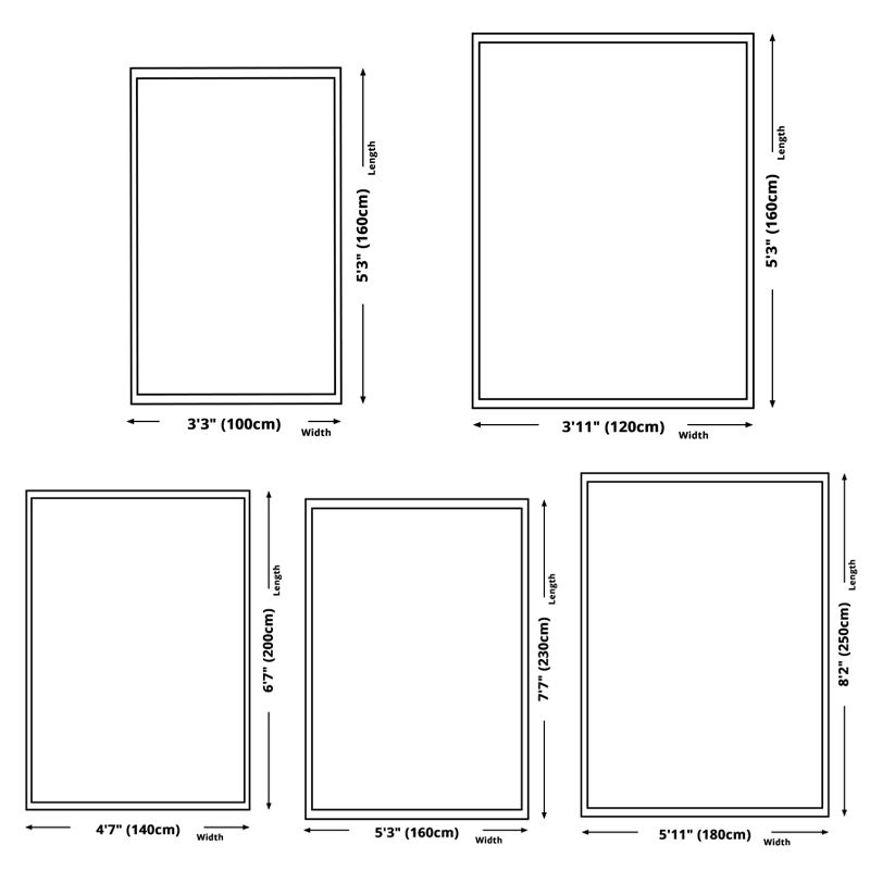 Contemporary Indoor Rug Abstract Pattern Carpet Polyester Stain Resistant Area Rug for Living Room