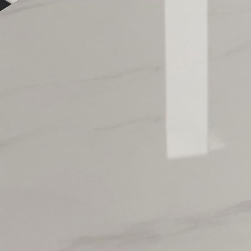 Stone Rectangle Dining Table Contemporary Dining Table with Pedestal Base