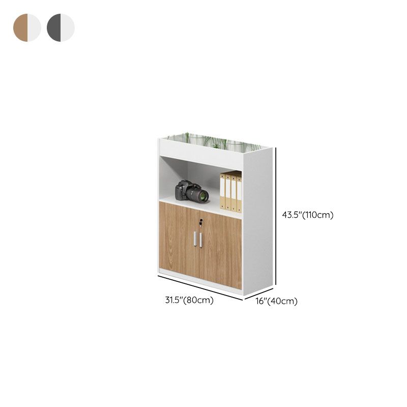 Locking Filing Cabinet Storage Shelves Wood Modern Vertical Filing Cabinet