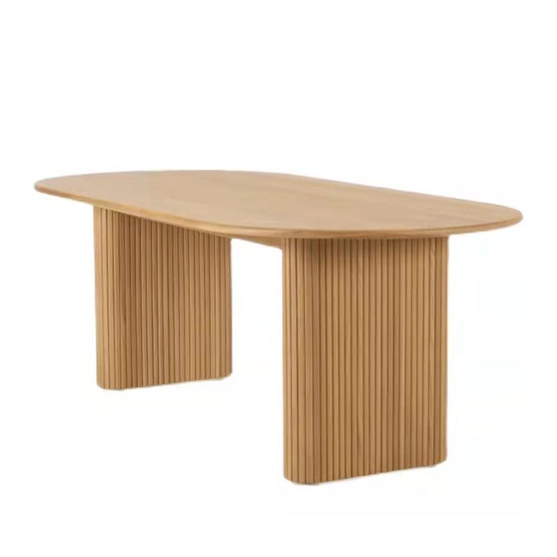Solid Wood Dinner Table Contemporary Style Dining Table Home Kitchen Desk