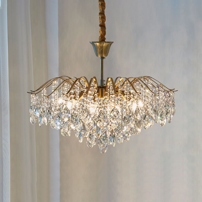 American Style Chandelier Light Fixtures Multi-Head Suspension Pendant Lamps