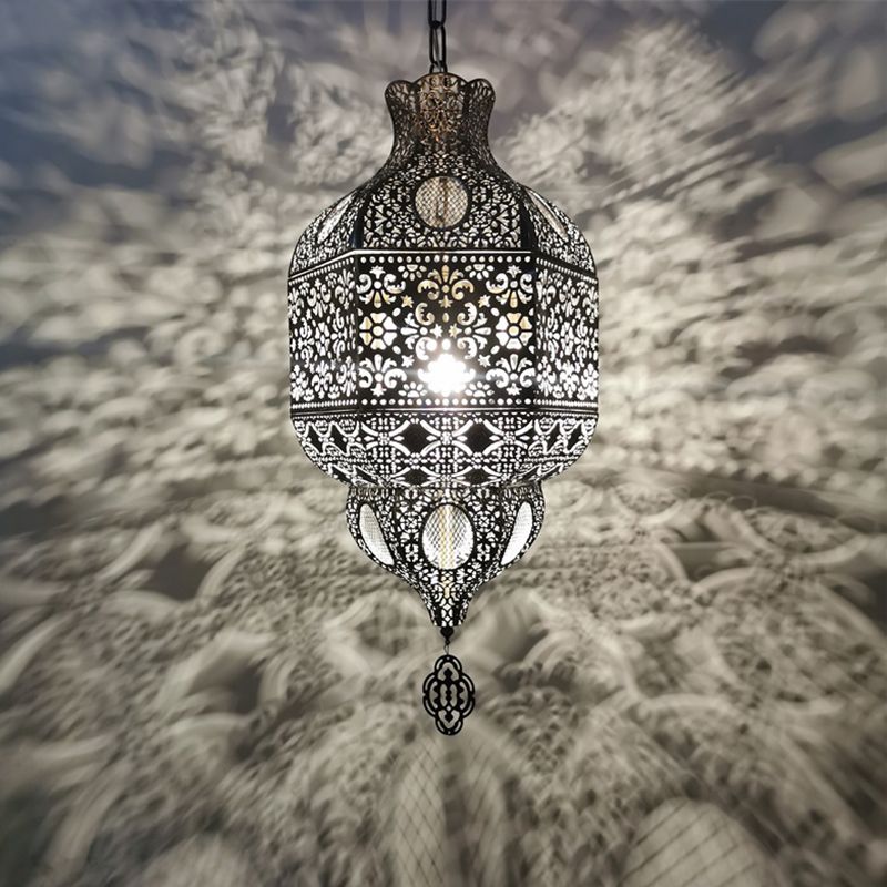 Bronzo Attacco a sospensione Light Art Deco Metal 3-Bulb Soggiorni Lampadiellieri