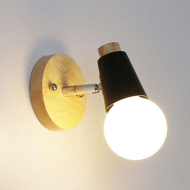 Cone Wall Light Sconce Modern Minimalist Style Metal 1 Light Sconces