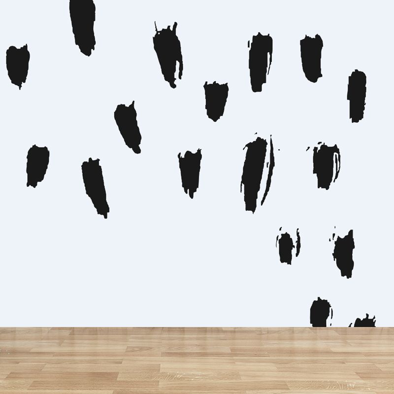 Washable Ink Mark Drawing Mural Wallpaper Customized Modern Wall Art for Bedroom