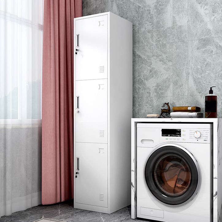 Contemporary Metal Wardrobe Armoire Hinged Wardrobe Closet for Home