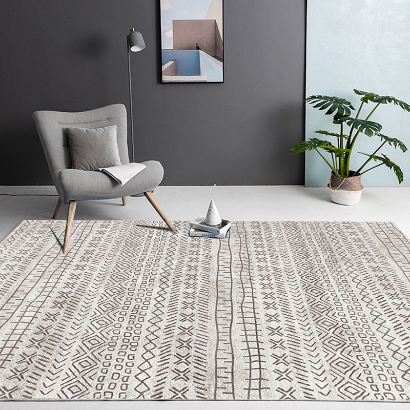 Élégant Multicolor Antique Carpet Polyester Spowead Rapis d'intérieur Tapis résistant à la décolle