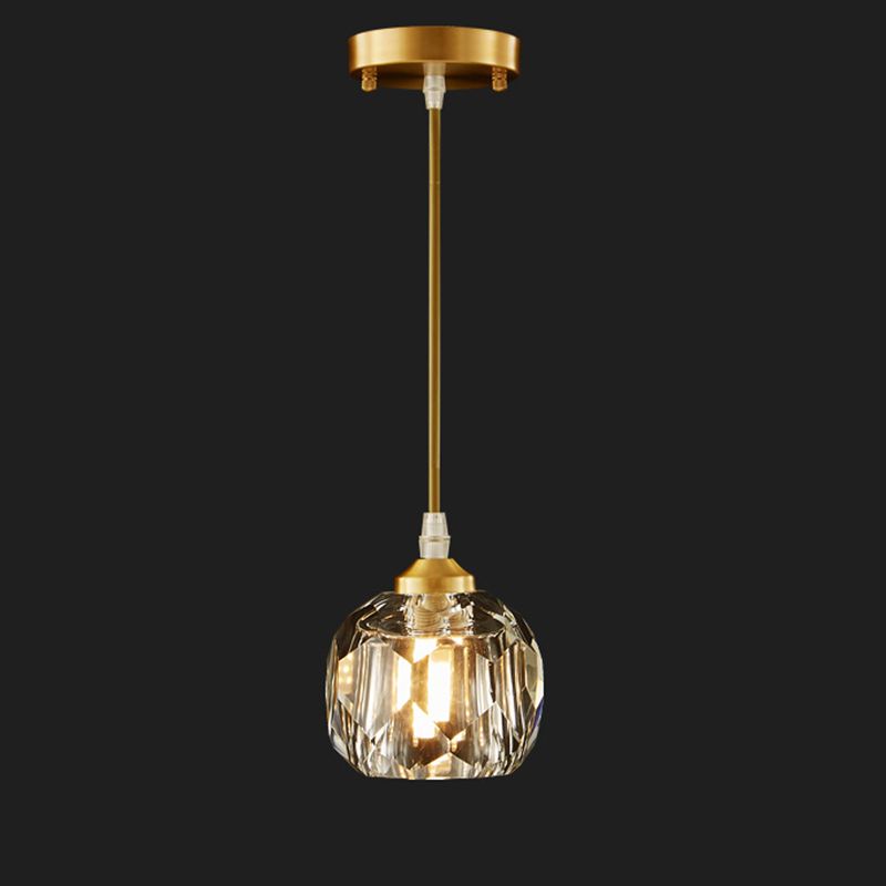 Globe Suspended Lighting armatuur Moderne Luxury Style Crystal Pendant plafondlampen voor eetkamer