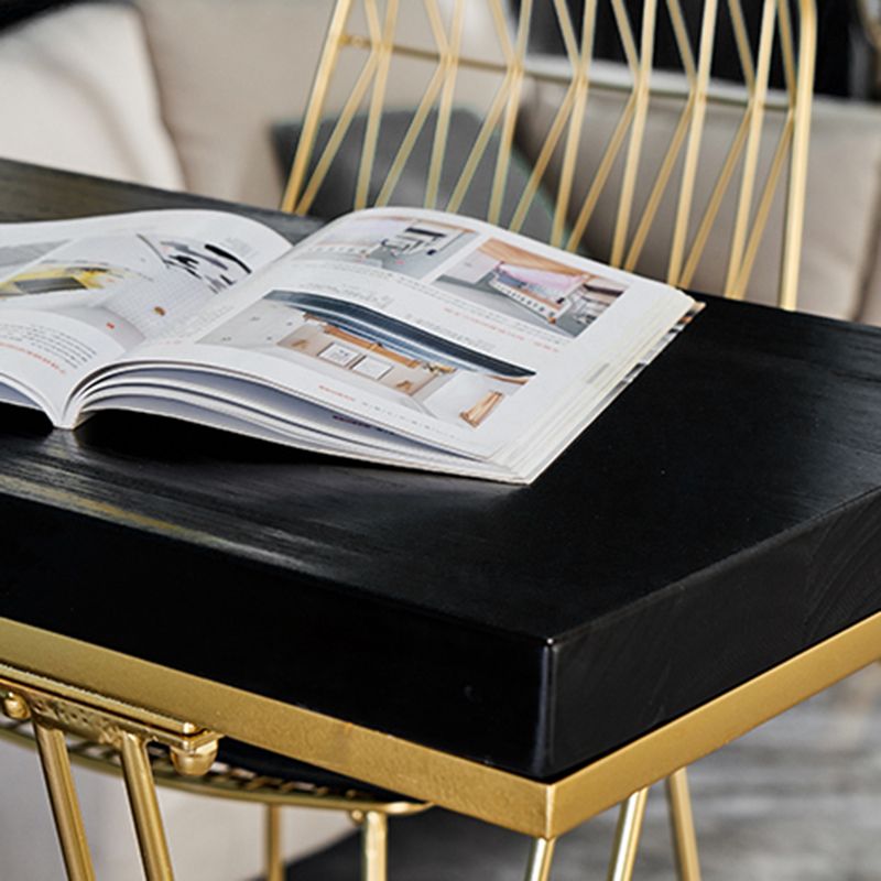 Glam Style Solid Wood Pub Dining Set 1/2/3/4 Pcs Rectangular Pub Set for Home