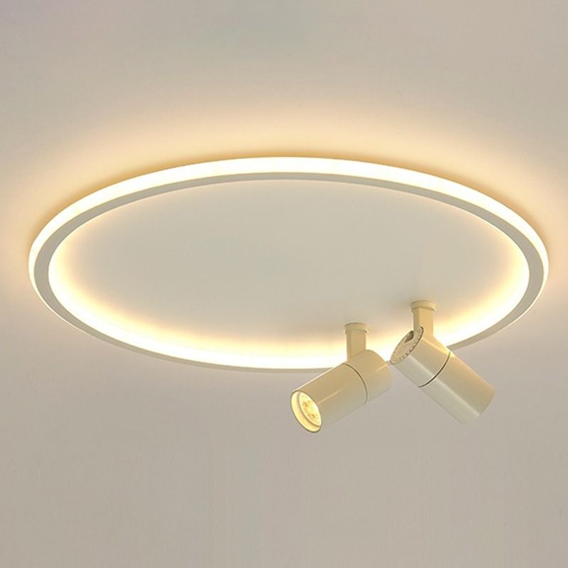 Lampe de voie ronde moderne vêtements boutique encastré plafonnier