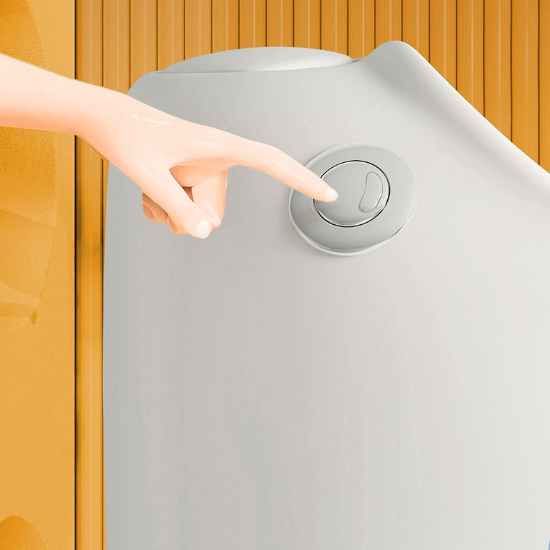 1-Piece Flush Toilet 1.2/1.6 GPF Elongated Toilet Bowl for Bathroom