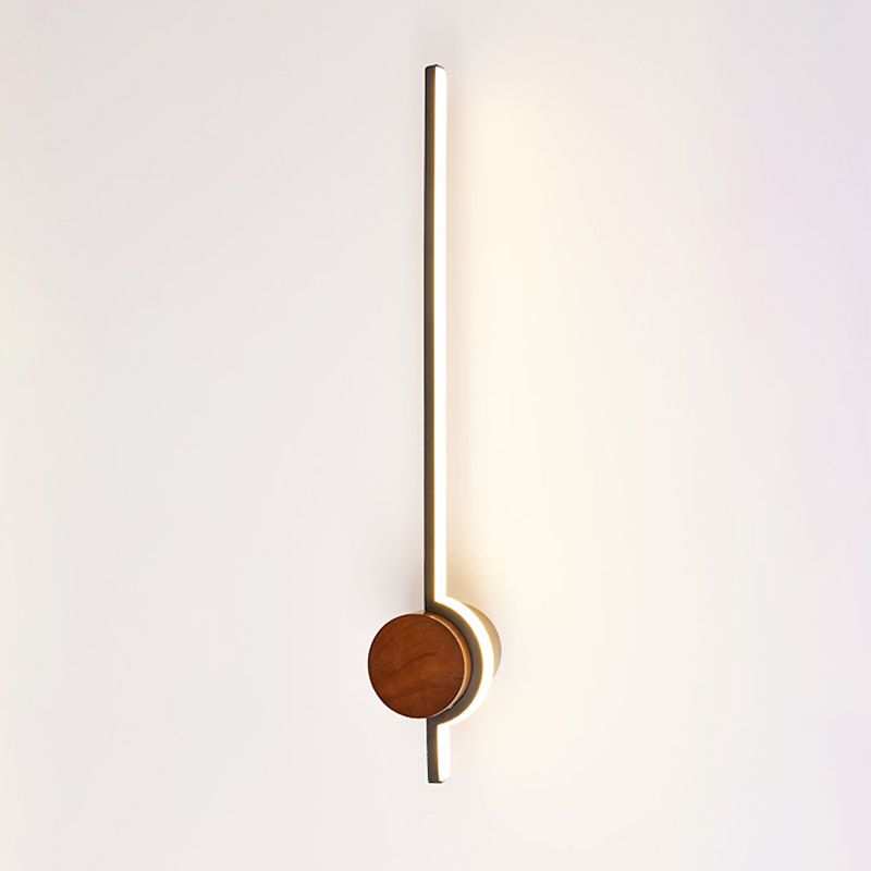 1 Light Metal Linear Wall Lighting Modern Simple Style Wall Mounted Light Fixture