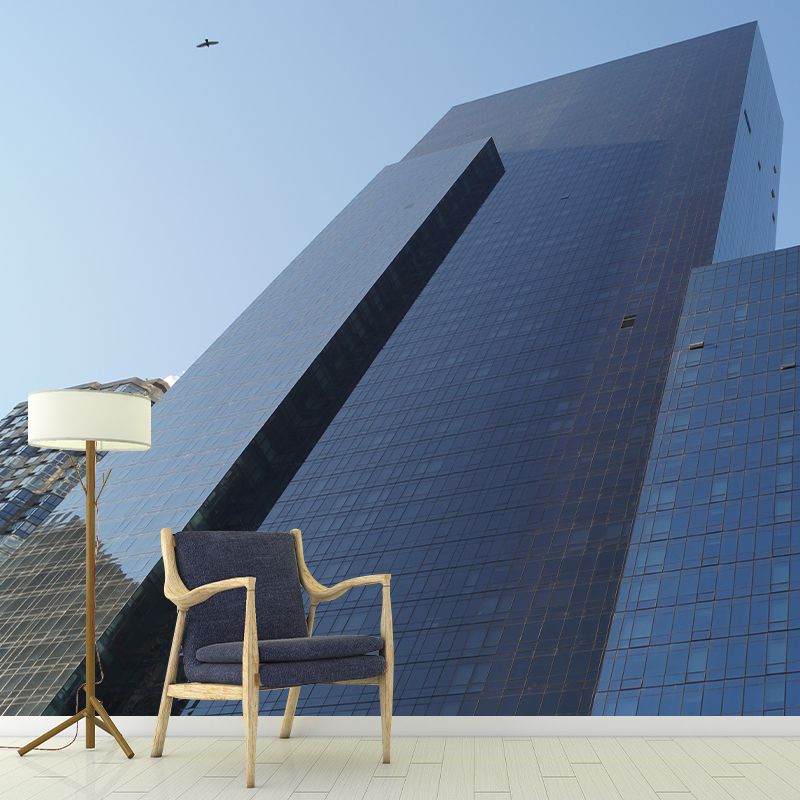 City Architecture Mural Wallpaper Mildew Resistant Modern Living Room Decoration