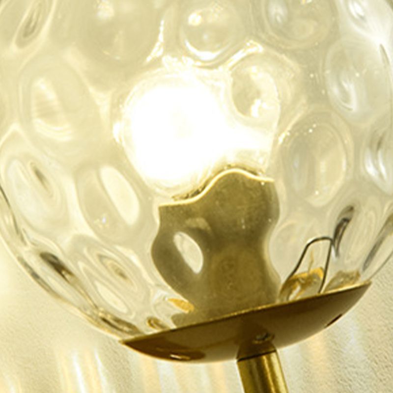 Modernist Wall Sconce Globe Sconce Light with Glass for Bedroom