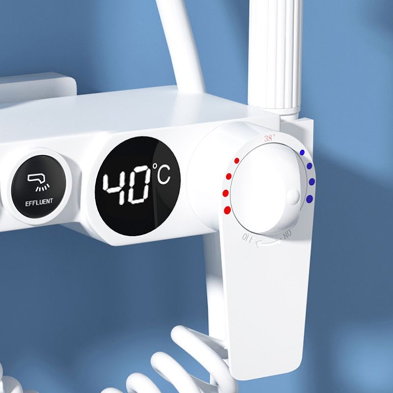 Modern Shower System Wall Mounted Rectangle Shower System with Hand Shower