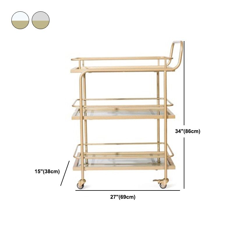 32.28" High Modern Style Prep Table Rolling Stone Prep Table for Dining Room