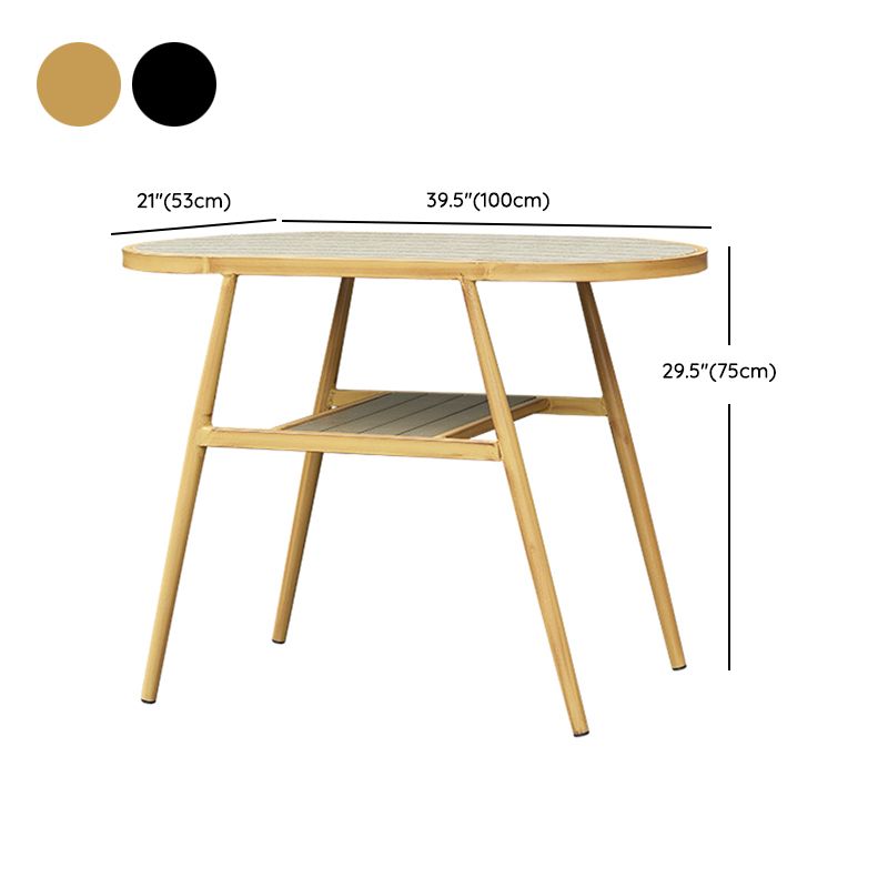 Contemporary 1/3 Pcs Dining Set Glass Rectangular Dining Table Set