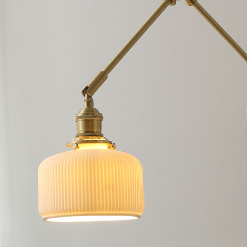 Sitting Room One Head Wall Sconce Contemporary Ceramic Wall Mounted Light Fixture