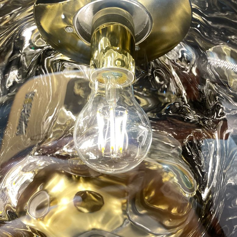 1-Ligth mondgeblazen glazen hanglampverlichtingsarmaturen Minimalisme plafondhanger voor slaapkamer