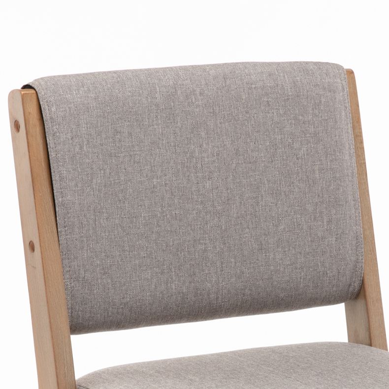 Nordic Style Upholstered Side Chairs Open Back Dining Side Chairs for Kitchen