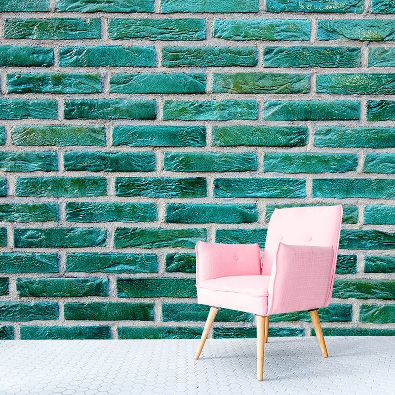 Industry Style Brick Wall Decor Sitting Room Mural Wallpaper, Custom-Made