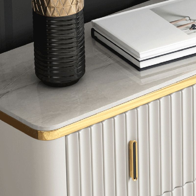 Contemporary Glam Combo Dresser Horizontal Storage Chest Dresser for Home Office