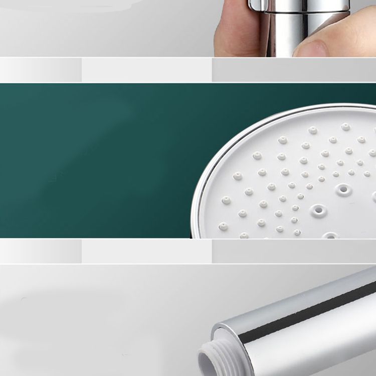 Round Water Filtration Hand Shower Adjustable Water Flow Wall-Mount Hand Shower
