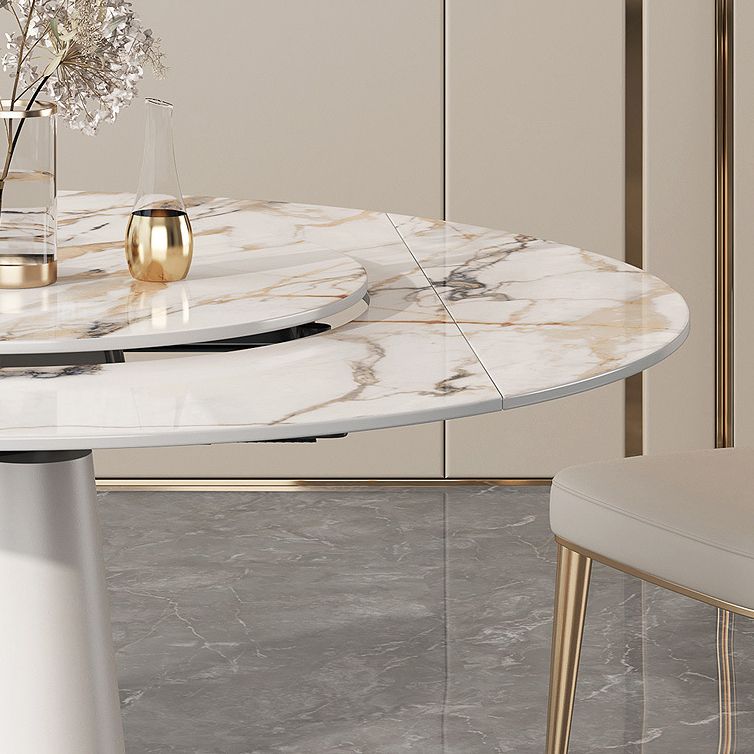 Glam Rectangle Table Set 1/3/4/5/7/9 Pieces Dining Set for Home Use