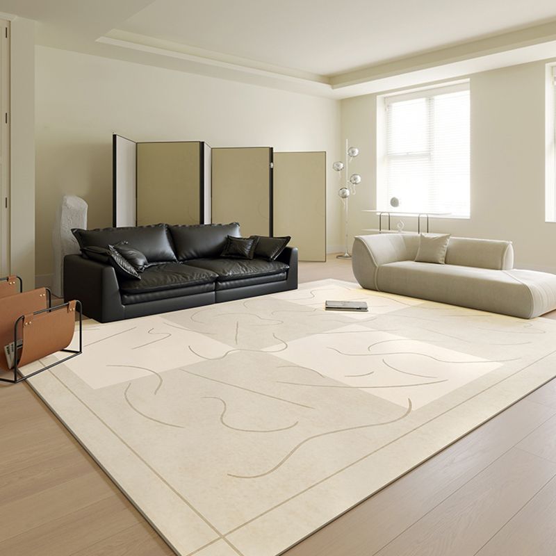 French Minimalist Rugs Indoor Rugs Non-slip Carpet for Bedroom and Living Room