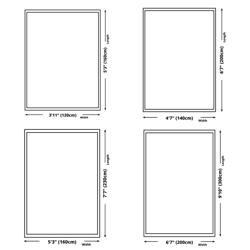 Grauer, minimalistischer Teppich, Polyester-Aquarell-Teppich, blühender Teppich, rutschfeste Rückseite, Innenteppich für Wohnzimmer