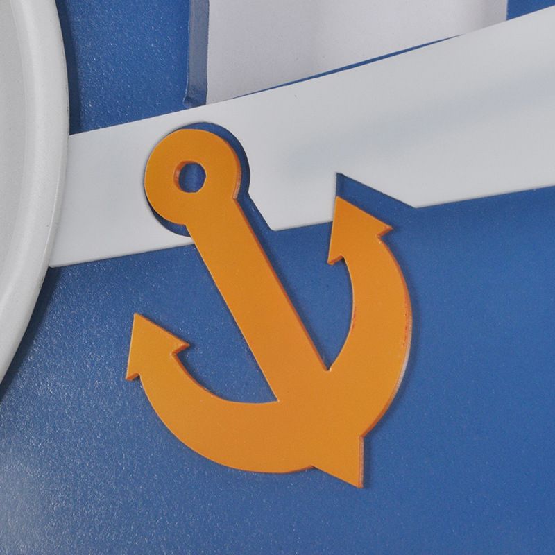 Acconciatura della barca per bambini illuminazione scarica con fumetti a parete con cartone animato