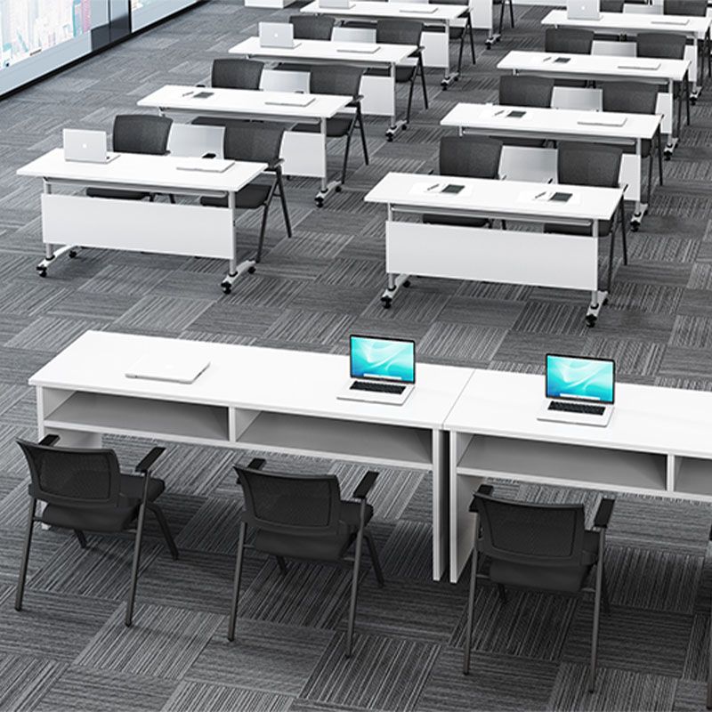 Modern Steel Conference Chair Mesh Chair with Armrest Desk Chair