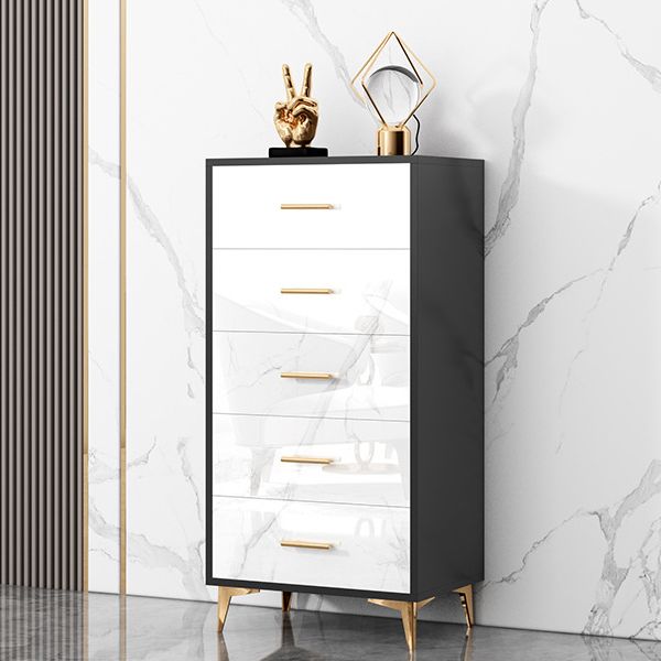 Modern Dresser Manufactured Wood Storage Chest Dresser with 3/4/5/6 Drawers