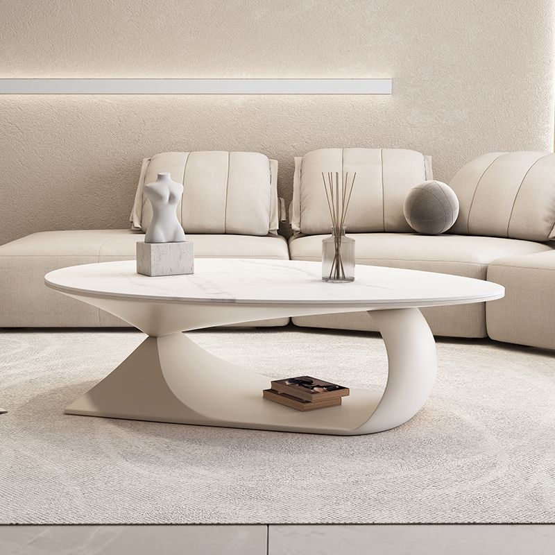 Modern Abstract Coffee Table Slate Geometric Coffee or End Table