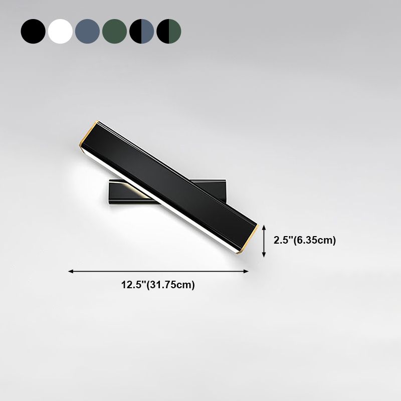 Quadratische Form Metallwand Licht moderner Stil 1-Licht-Wandhalterung Licht