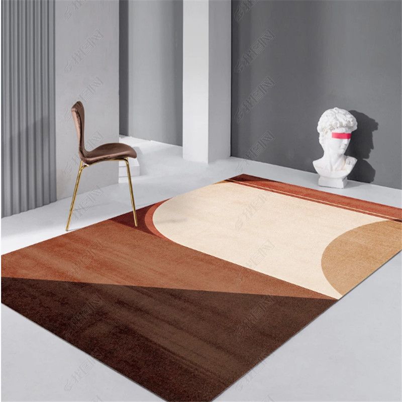 Tappeto moderno del tappeto area di colore del salotto in poliestere tappeto anti-slip easy care tappeto