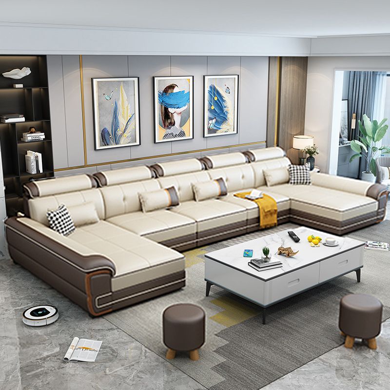 158.26" D x 70.86" W x 31.49" H Sectionals with Adjustable Bolster Pillows for Living Room