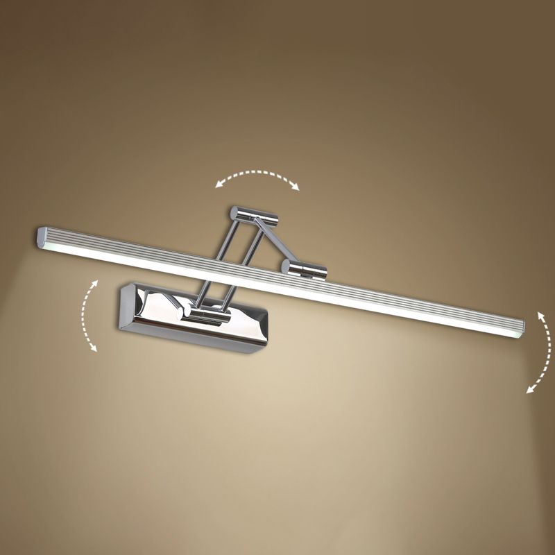 Minimaliste moderne Cylindrical Mur Murd Vanity Lights en acier inoxydable Vanité Mur