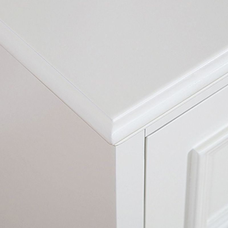 Contemporary Horizontal Double Dresser Birch Wood Storage Dresser for Room