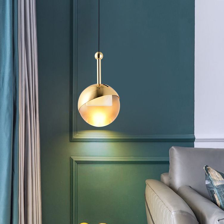 Aluminium Globe LED -Pendelleuchte in moderner Luxusstil Kristalllampe Kristalllampe