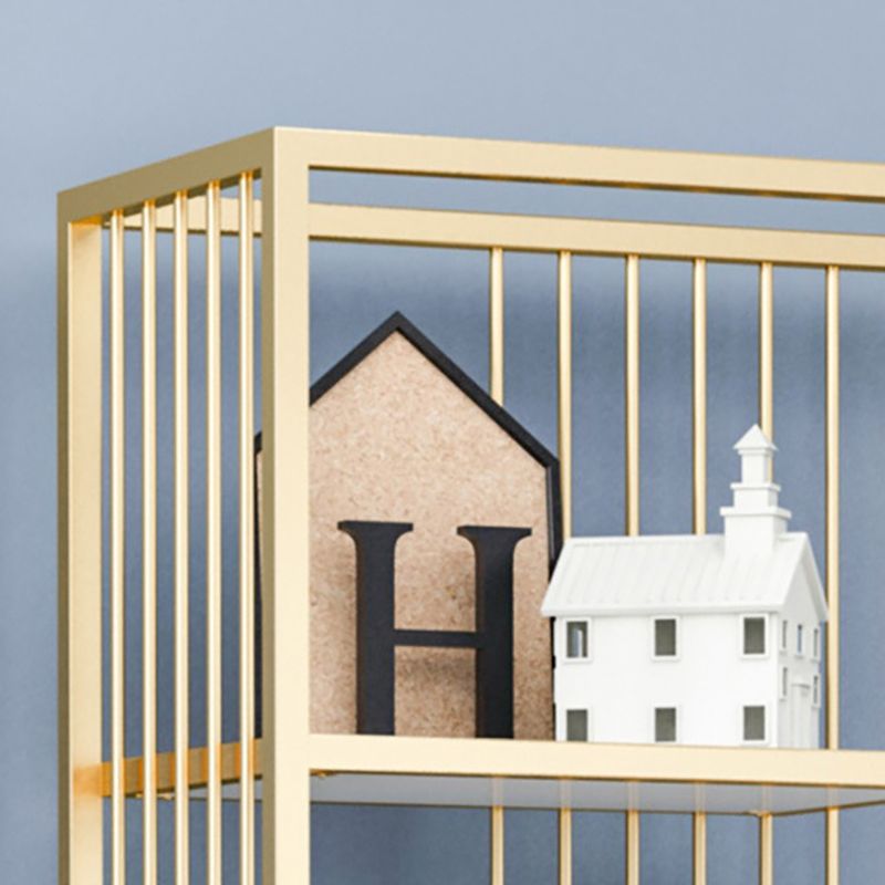 Industrial Style Bookcase Open Back Bookshelf for Home Office