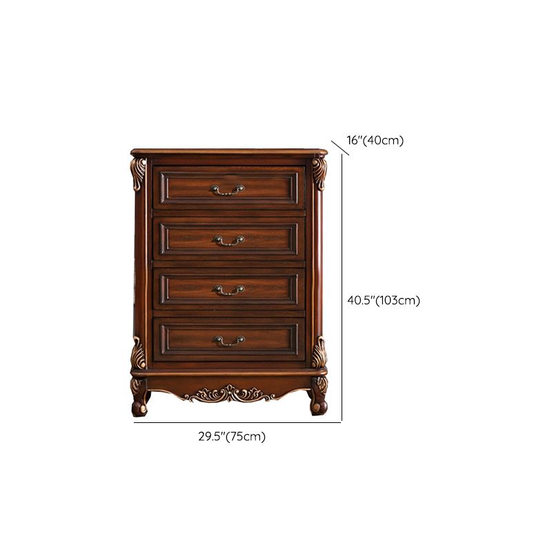 Classic Glam Storage Chest Solid Wood Storage Chest Dresser with 4/5/6 Drawers