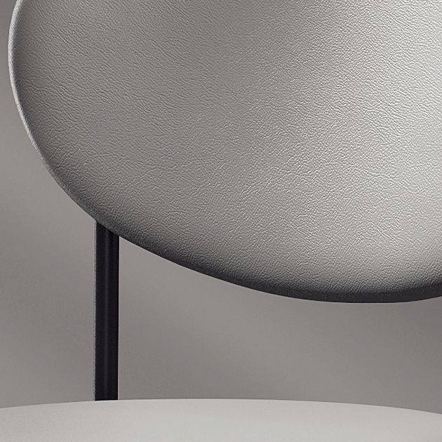 Modern Metal Dining Room Chairs Armless Open Back Dining Side Chair for Restaurant