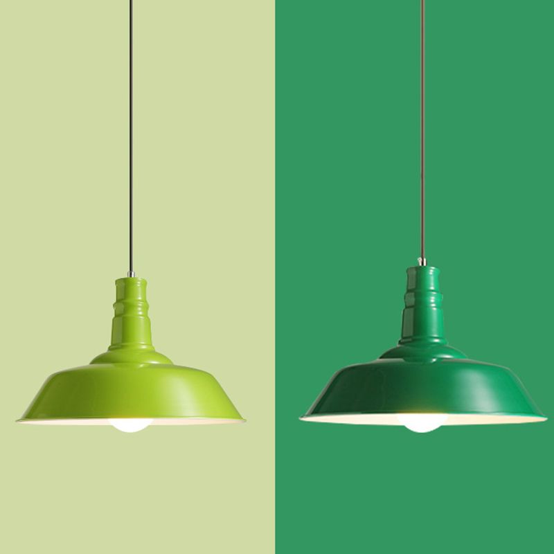 Moderne Macarons minimalistische Scheune Anhänger Leuchtmetall 1 Leichter Esszimmer Tisch Anhänger Beleuchtung