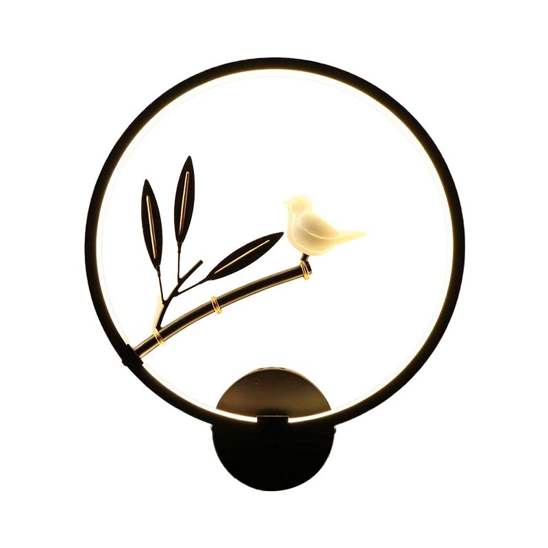 Modern LED Wall Mount Light 1-Light Wall Lamp with Acrylic Shade for Dining Room