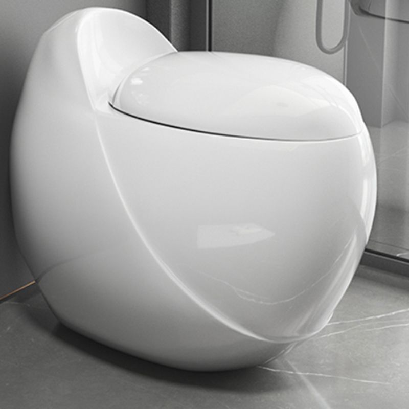 Contemporary Skirted Toilet Bowl One Piece Urine Toilet with Seat