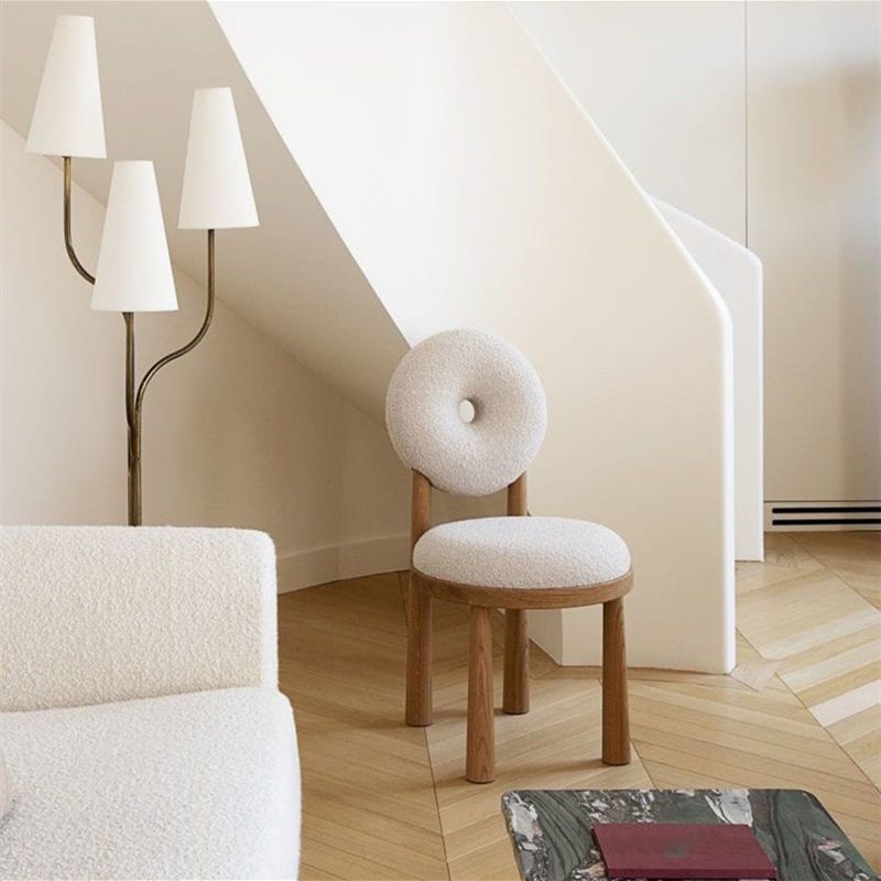 Upholstered Armless Dining Chairs King Louis Back Side Chair