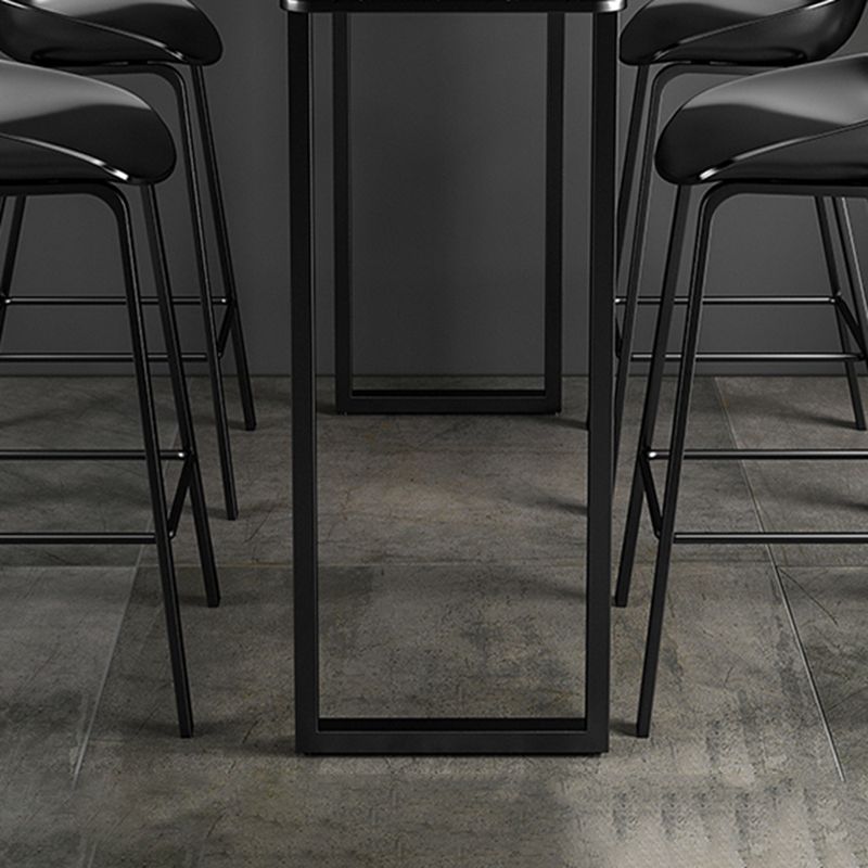 1/2/3/5 Pieces Bar Table and Stools Industrial Bar Pub Table Set