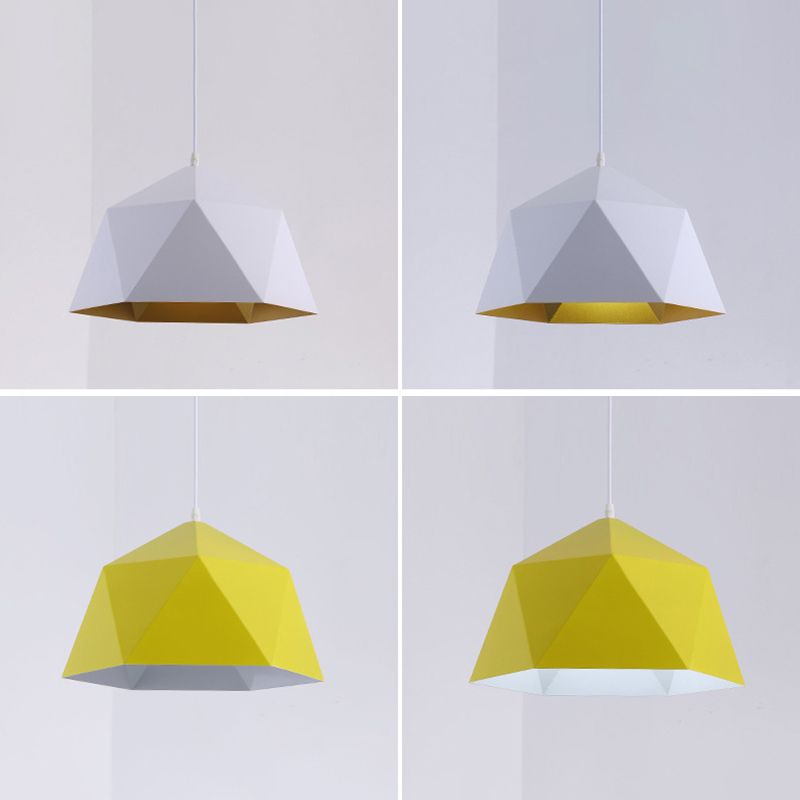 Geometrische Form hängend hängendes hängendes nordisches Metall -Metal -1 -Anhänger -Lampe für das Restaurant